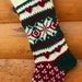 Hand Knit Christmas Stocking