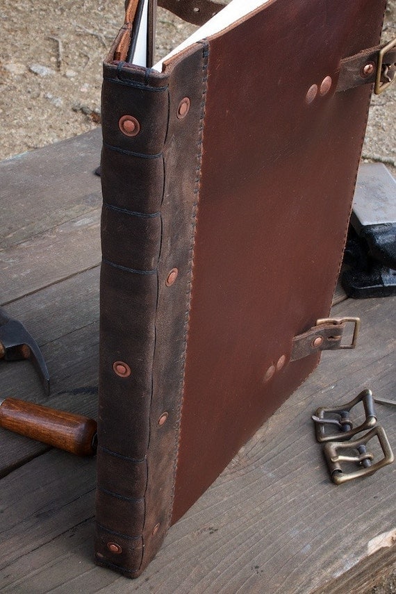 Refillable Leather Sketchbook Cover