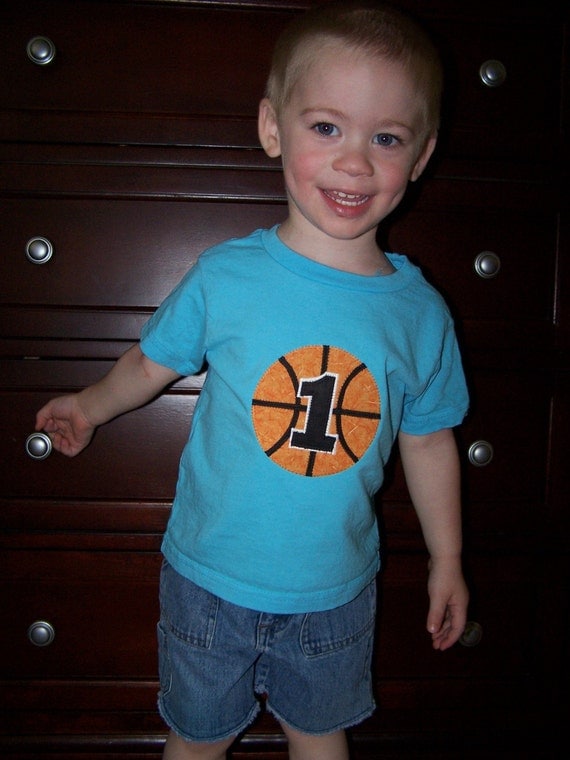 basketball themed birthday shirts