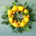 Lemon Wreath...........Kitchen wreath