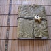Olive Green Embossed Leather Journal