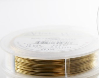 Artistic Wire 22 Gauge Lead//Nickel Safe-Antique Brass 15Yards