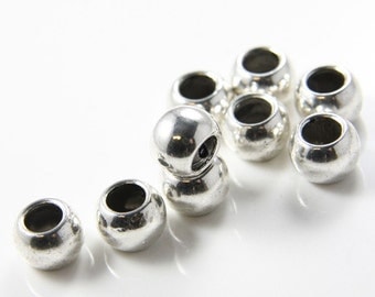 10pcs Oxidized Silver Tone Base Metal Spacers-12x9mm (9698Y-F-184A)