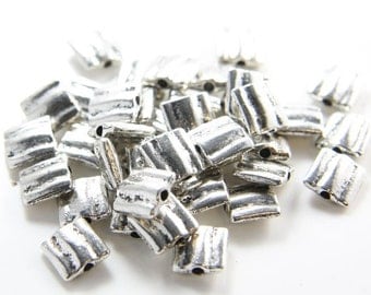 30pcs Oxidized Silver Tone Base Metal Spacers-9x9mm (9608Y-C-154)