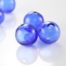 6pcs Hand Blown Hollow Glass Beads-Round 20mm (43H2)