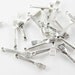 16pcs Oxidized Silver Tone Base Metal Charms-Fork 24x6mm (D-110)