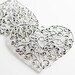2pcs Oxidized Silver Tone Base Metal Pendants-Heart 64x57mm (11737Y-D-244A)