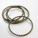 10pcs Antique Brass Tone Base Metal Rings- 44mm (10831Y-D-336B)