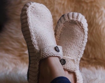 All Seasons Slippers -Knitting Pattern.