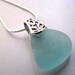 Aqua Blue Sea Glass Necklace - Beach Glass Necklace