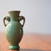 Vintage Green Bud Vase