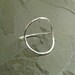 Sterling Silver Ring - Circle Contour - Simple Modern Minimal Ring