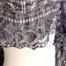 PDF Knitting Pattern / Flyleaf One Skein Lace Triangular Shawl