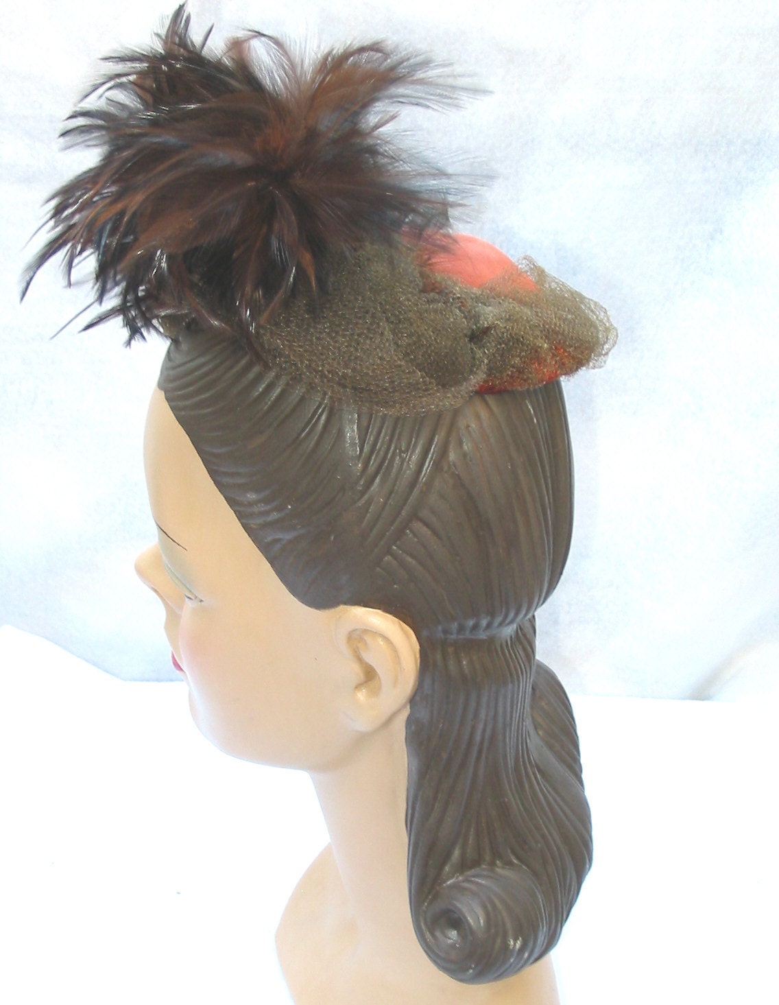 Gone With The Wind Worn Vintage 30's Civil War Style Hat