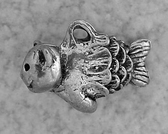 Green Girl Studios Baby Catfish Charm