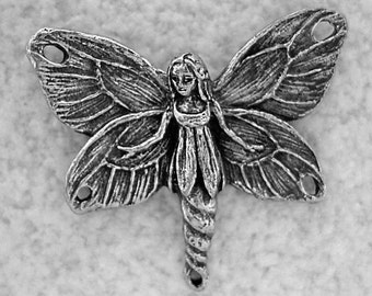 Green Girl Studios Fairy Centerpiece Pewter Pendant