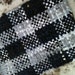 Potholder Rug 2.5x3.5ft - Navy and Grey Cotton