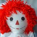 Raggedy Nurse Cloth Doll 25" Collectible NOT a Toy Price Reduction