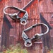 Fleur de Lis Lever Back Earwires from Trinity Brass in Antique Silver - 12 Count