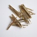 24g about 50 pieces of vintage raw brass connector bar link 30 mm long make your own chain