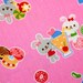 Half Yard Super Kawaii Bunny and Sweets print Japanese Fabric
