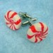 Peppermint Swirl / Strawberry-Vanilla Swirl Hard Candy Cufflinks