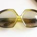 Chartreuse Oversized Vintage Glasses