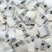 Mixed Woven Size Tags - 1, 2, 3, 4, 5 (Package of 100)