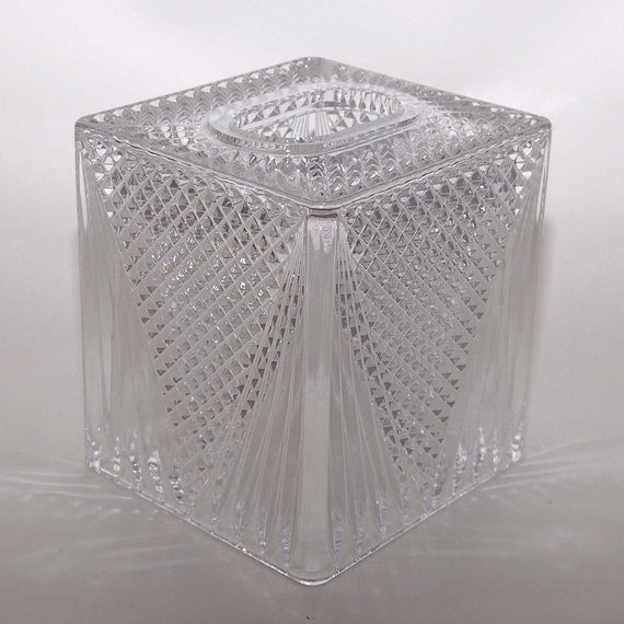 Crystal Clear Kleenex Tissue Vanity Box Cover