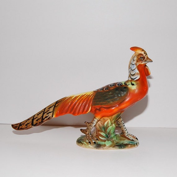 Vintage Ceramic Pheasant Figurine
