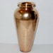 Vintage Hammered Brass Urn Vase, 16" Tall