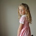 1950s Pink Gingham Dress, size 3/4