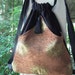 Backpack Brown Chenille Metallic Gold Sun Boho Backpack Hippie backpack Book Bag Backpacks Brown Sling Bag