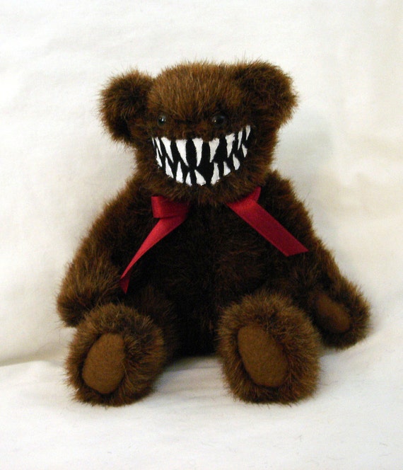 monster teddy with chains