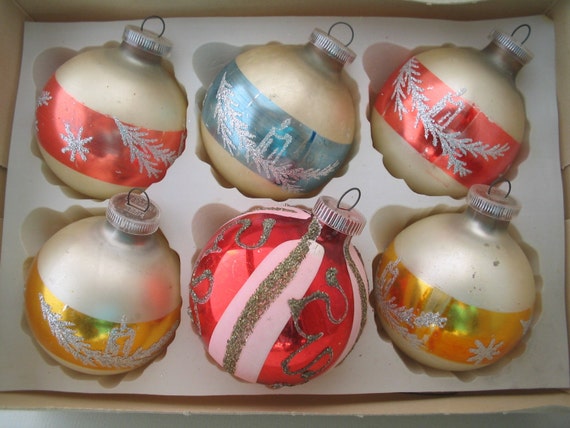Vintage Christmas Ornaments West Germany