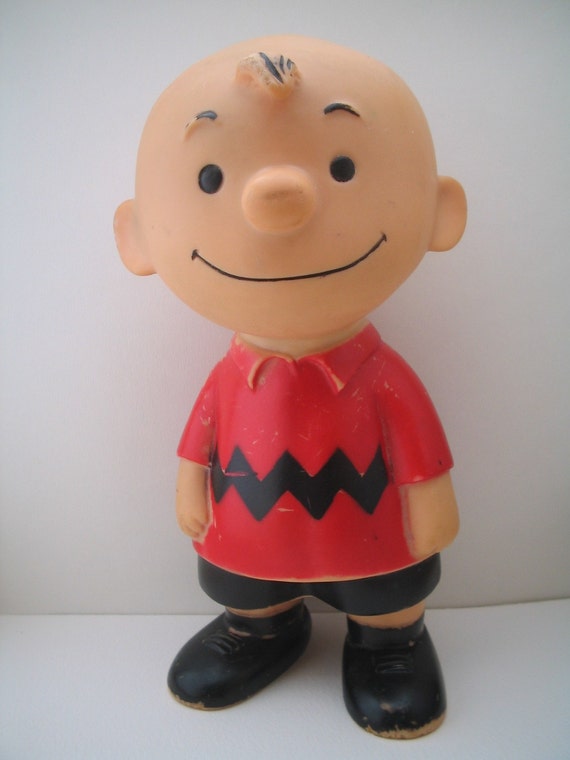 Vintage Charlie Brown Doll Toy by CollectorsHaven on Etsy