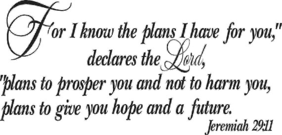 wall decal wall transfer jeremiah 29 for i know the plans i wall decal wall transfer jeremiah 29 for i know the plans i