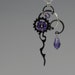 Persephone v20: Purple Swarovski crystal steampunk necklace