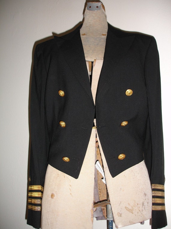 Items similar to Vintage Military Dress Jacket Priced Reduced on Etsy