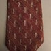 Designer Calvin Klein Neck TIE HOURGLASS Design Wide 1980s Silk 62 in