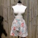 Peach Lilies Floral Skirt