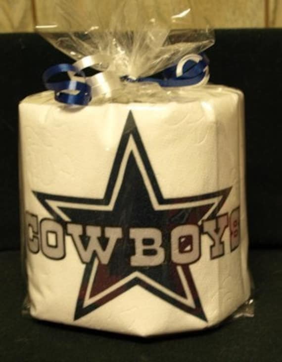 Items similar to Dallas Cowboys Toilet Paper (heat pressed) on Etsy