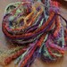 Destash Yarn Bundle For Craft Projects - Harvest Color Palette - Orange Rust - Sage Green - Plum Purple