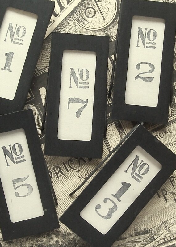 Black Clip On Label Holders for 1 in. Binders