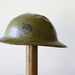 Vintage Childs Military Helmet, Kids Halloween Costume, 1930s Doughboy, Army Green, Soldier Uniform, Dress Up Hat, Brodie M1915