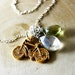 Bike Ride Necklace Lemon Quartz Pendant