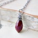 Ilona Necklace AAA Mookaite Jasper on Oxidized Sterling Silver Fashion Under 50 Gifts