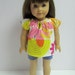 American Girl 18inch Doll Peasant Top by Crazy For Hue