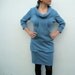 SALE -POCKET DRESS BLUE GREY available in xs,s,m,l,xl