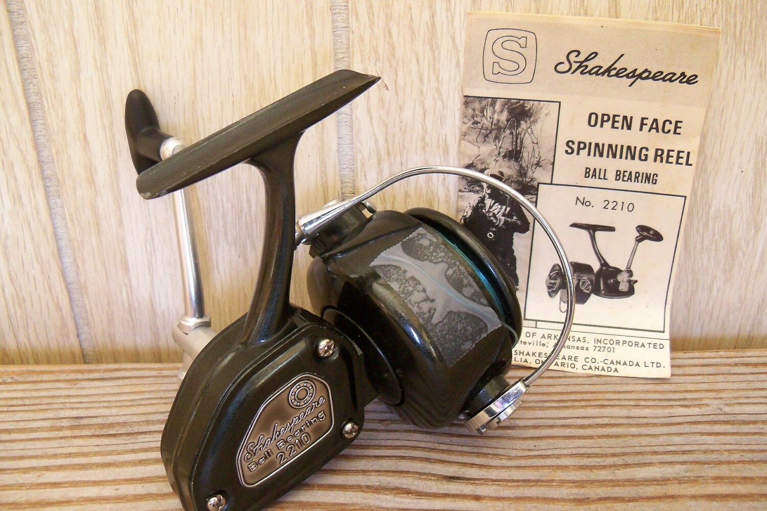 Vintage Fishing Reel Shakespeare Ball Bearing No 2210